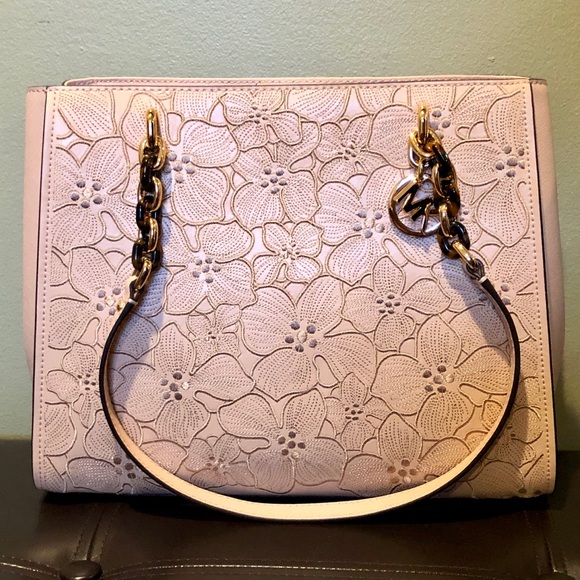 Michael Kors🔥SOFIA LARGE Floral Embroidered Tote - Picture 8 of 8